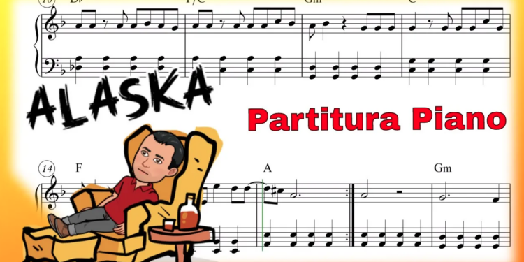 A quien Le importa – Alaska – Partitura Piano