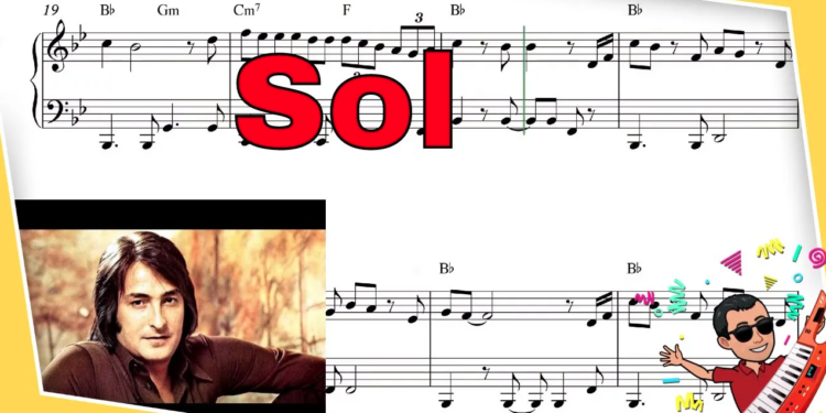 Nino Bravo Noelia – Partitura para Piano