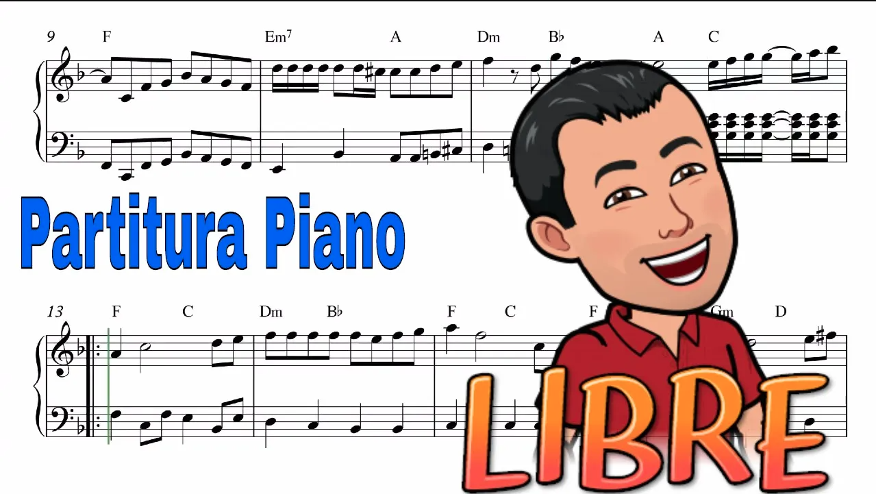 Partitura Libre para Piano