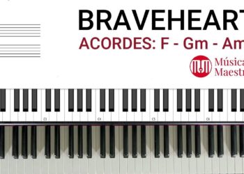 BRAVEHEART con Tres Acordes para Piano