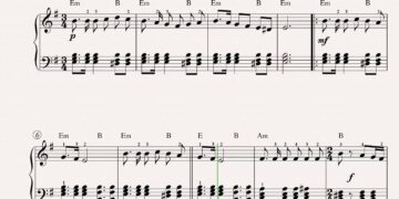 Una pandereta suena, villancico en versión fácil para piano